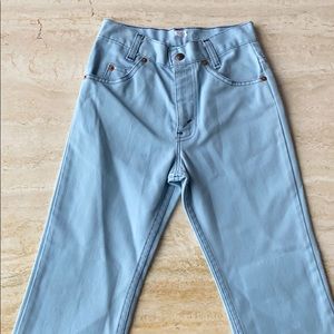 Vintage 70s Levis Kid size, light blue denim